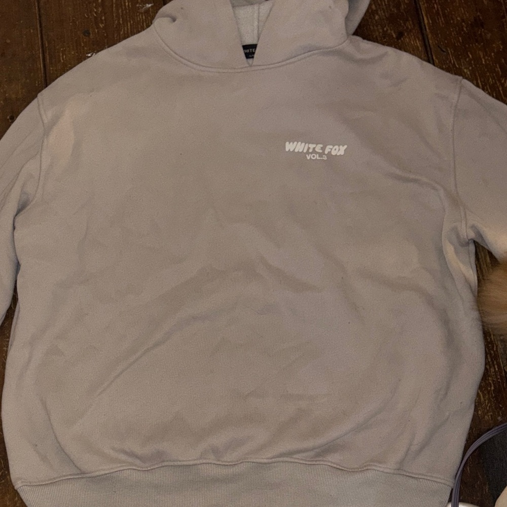 White Fox Boutique Gray Hoodie
